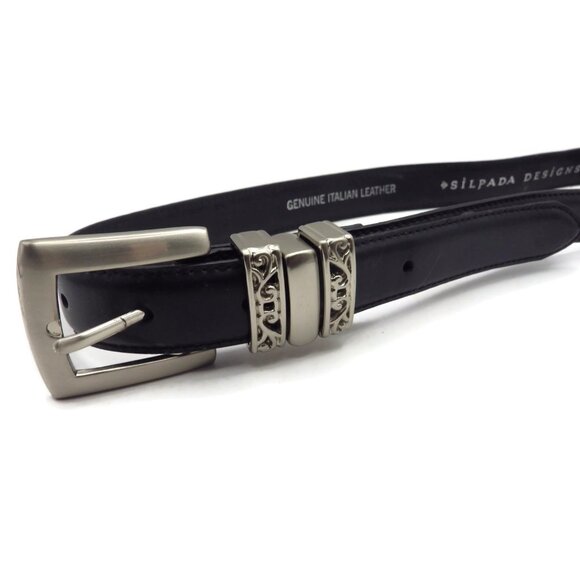 Silpada | Accessories | Silpada Design Black Leather Belt 